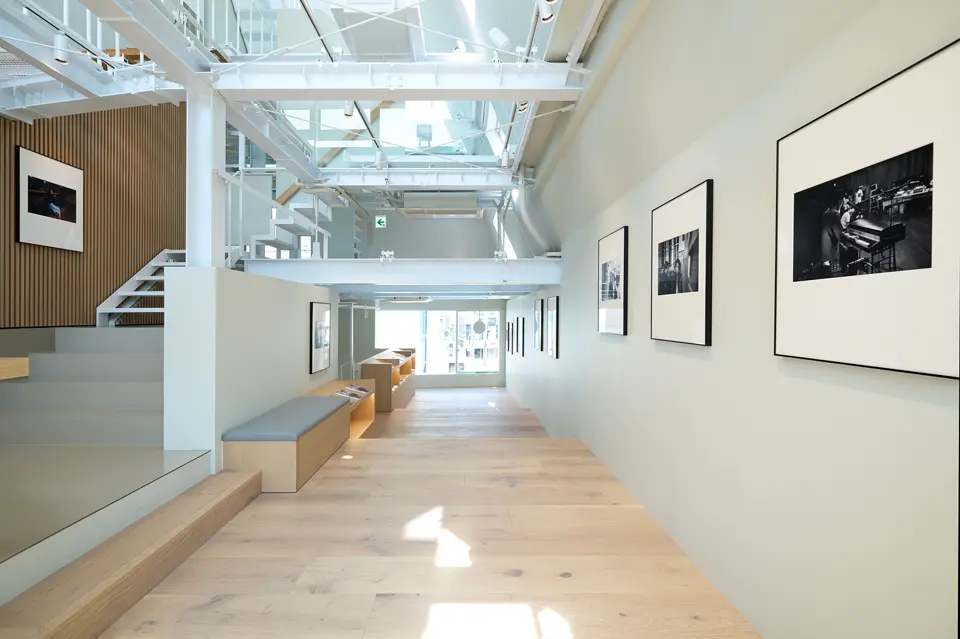 interior view of Leica Gallery Omotesando 