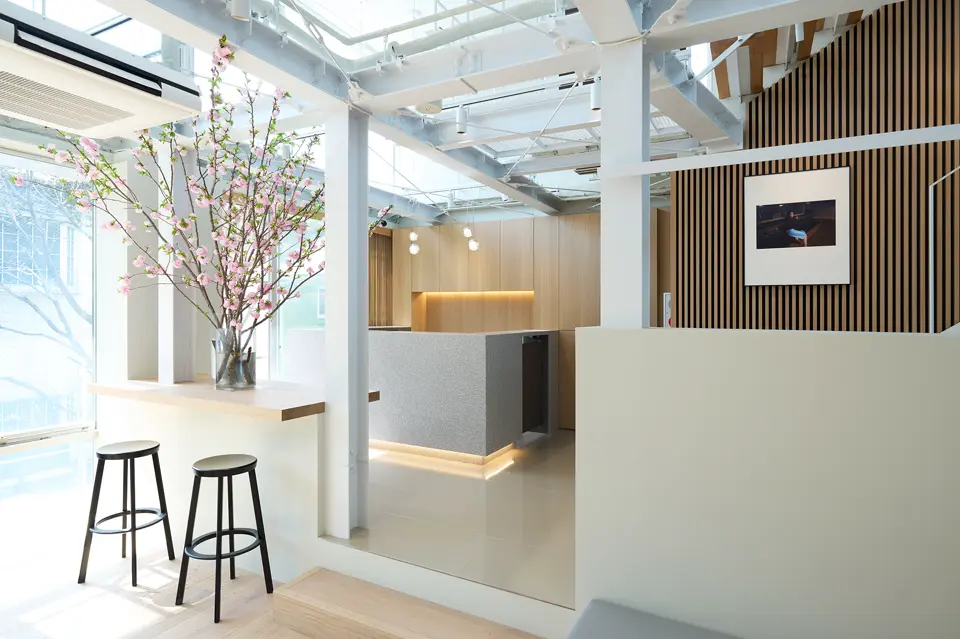 interior view of Leica Gallery Omotesando