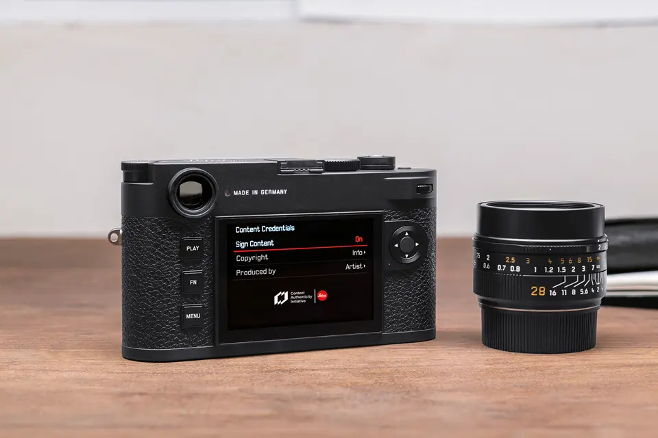 Leica M11-P on the table