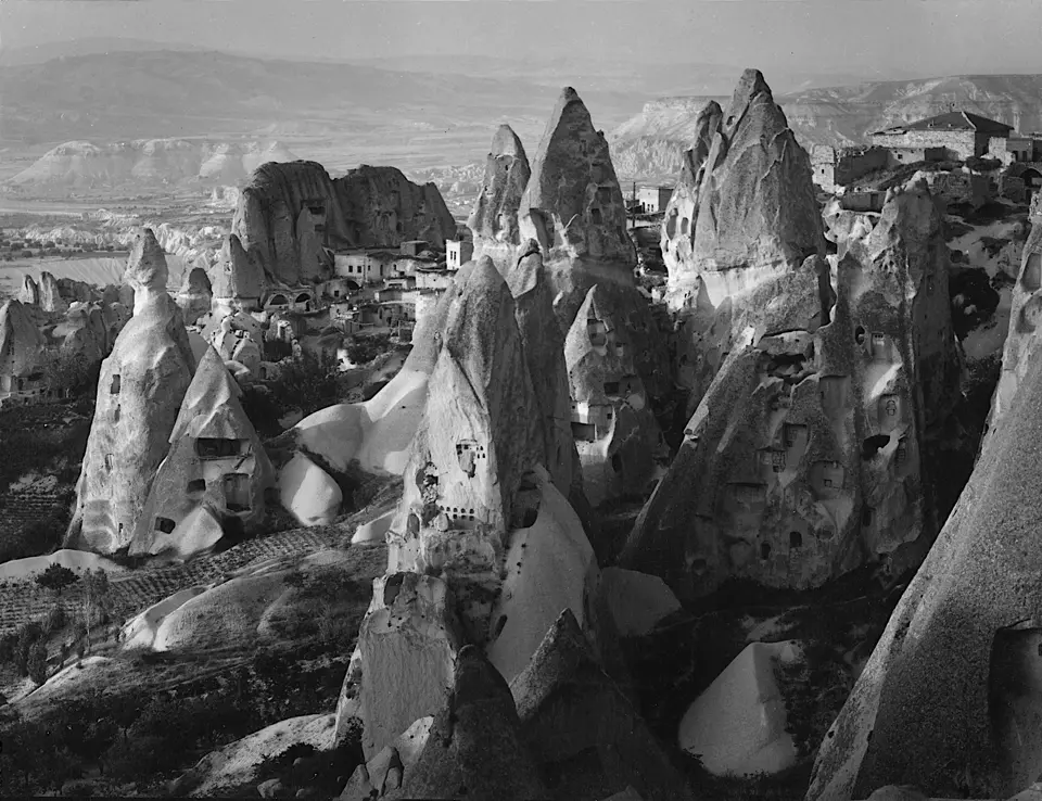 Landschaft-Goreme-Anatolien-Tuerkei