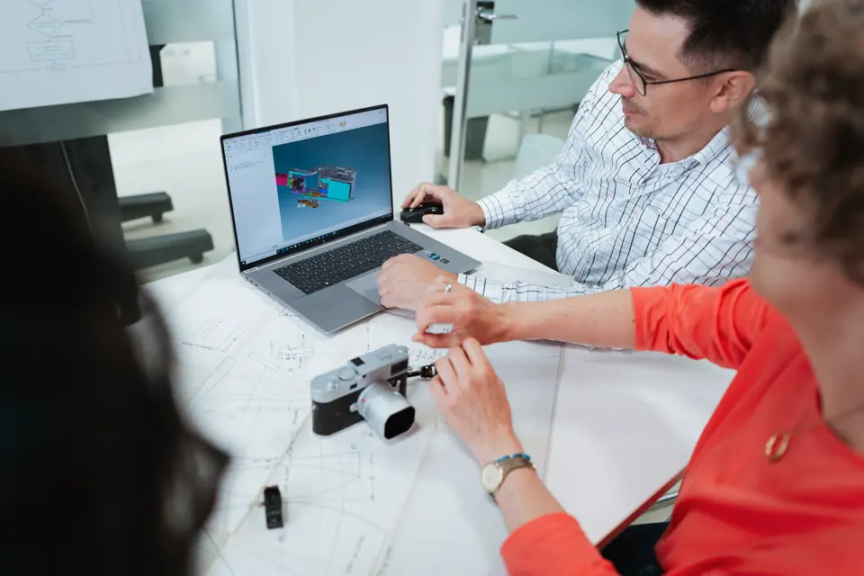 Development of cameras at Leica AG