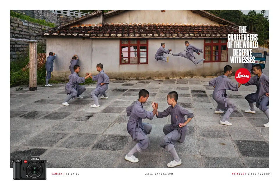 Shaolin monks training