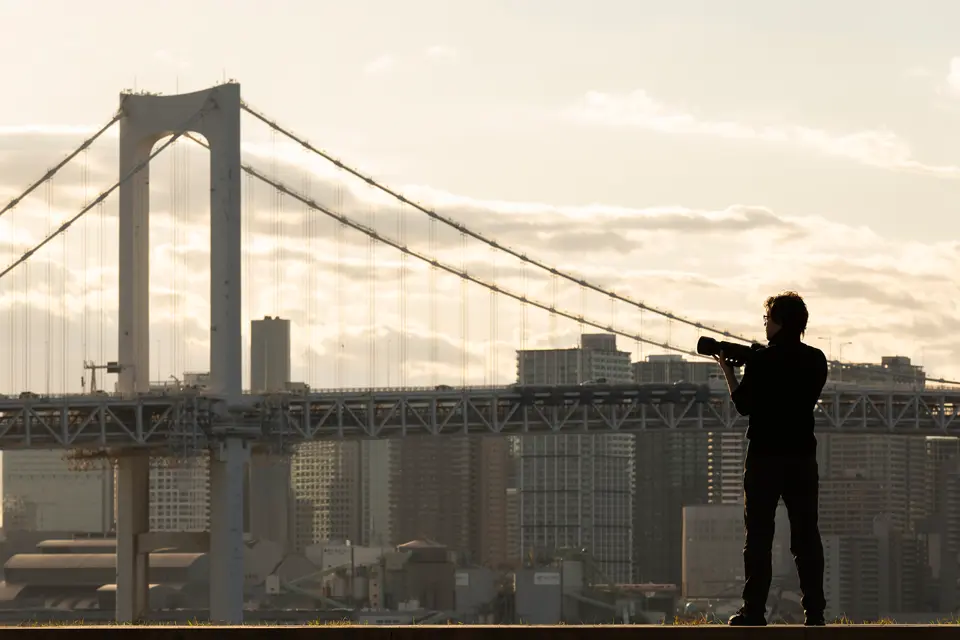 Shooting scene of Akihiko Nagumo