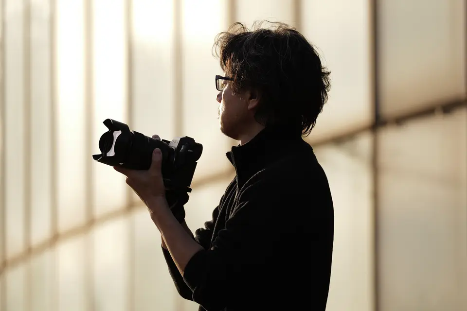 Shooting scene of Akihiko Nagumo