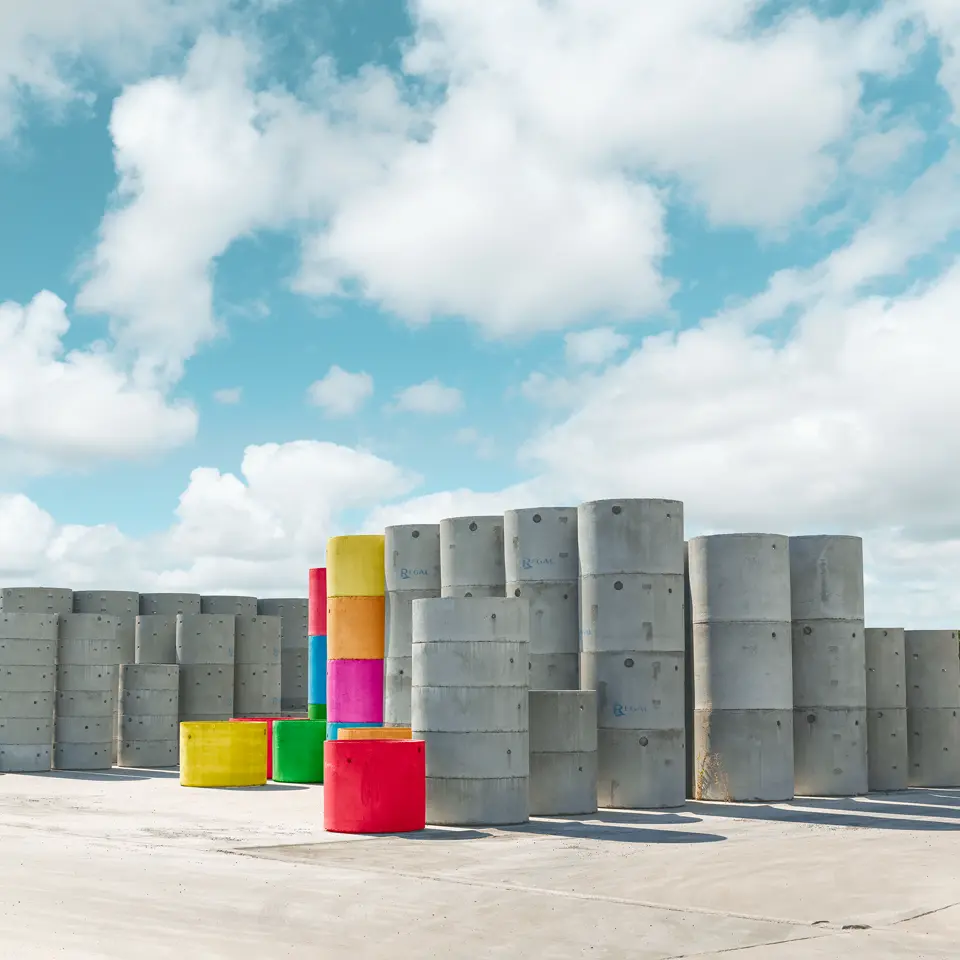 Concrete pylons