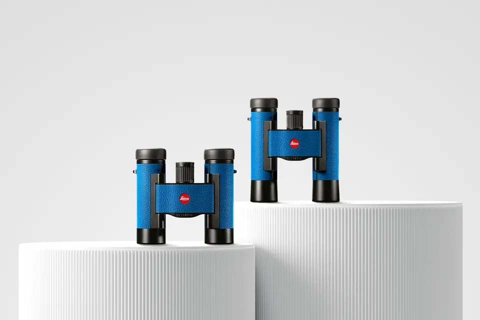 The Ultravid Compact Colorline 8x20 and 10x25 in capri blue