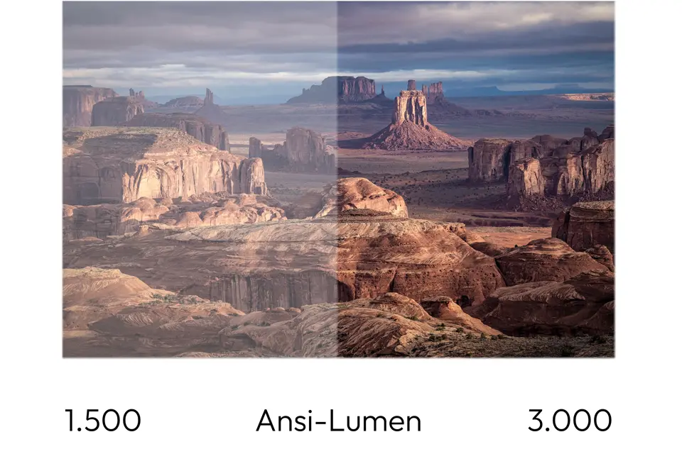Differentation of 1.500 and 3.000 Lumen