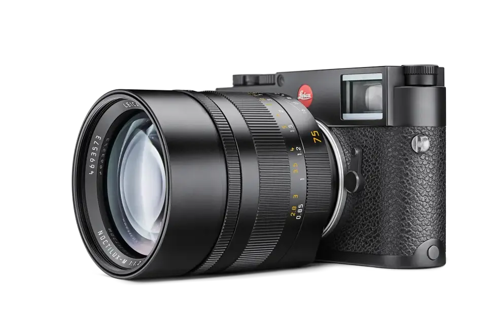 Leica M with an Noctilux lens