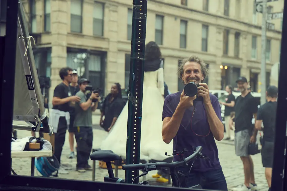 Photographer Michael with a Leica Camera
