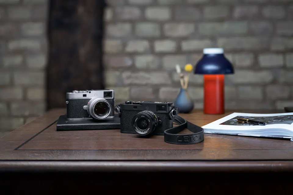 Leica M11-P Cameras on a Table