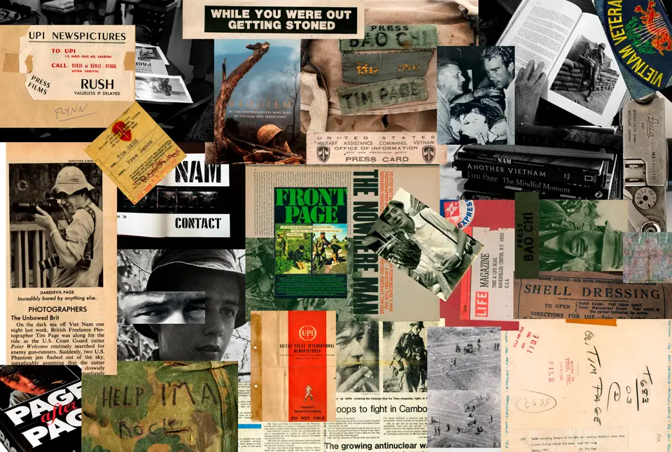 Tim Page collage