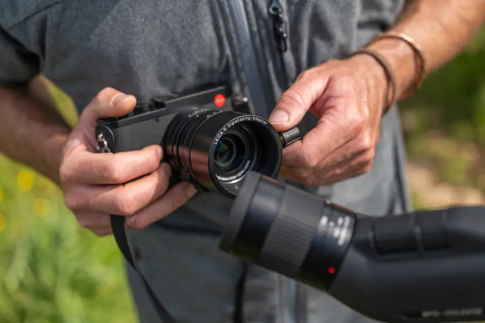 Leica Q Adapter and a Leica Televid Spotting scope