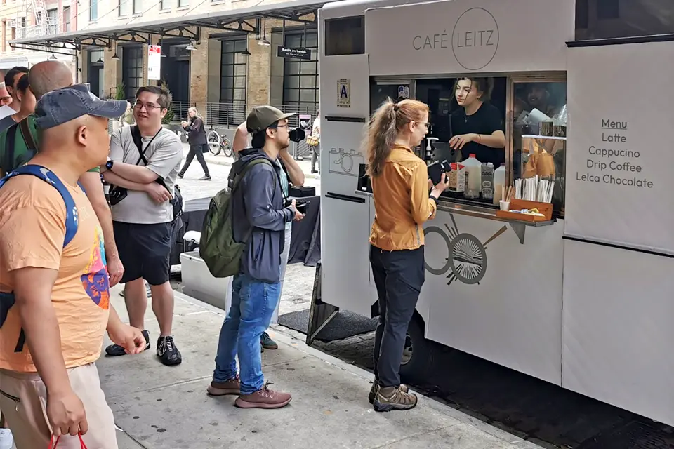 Pop up Café Leitz Leica Event New York