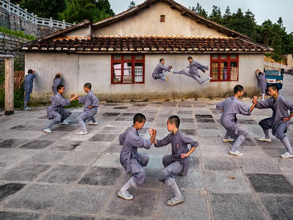 Monks training