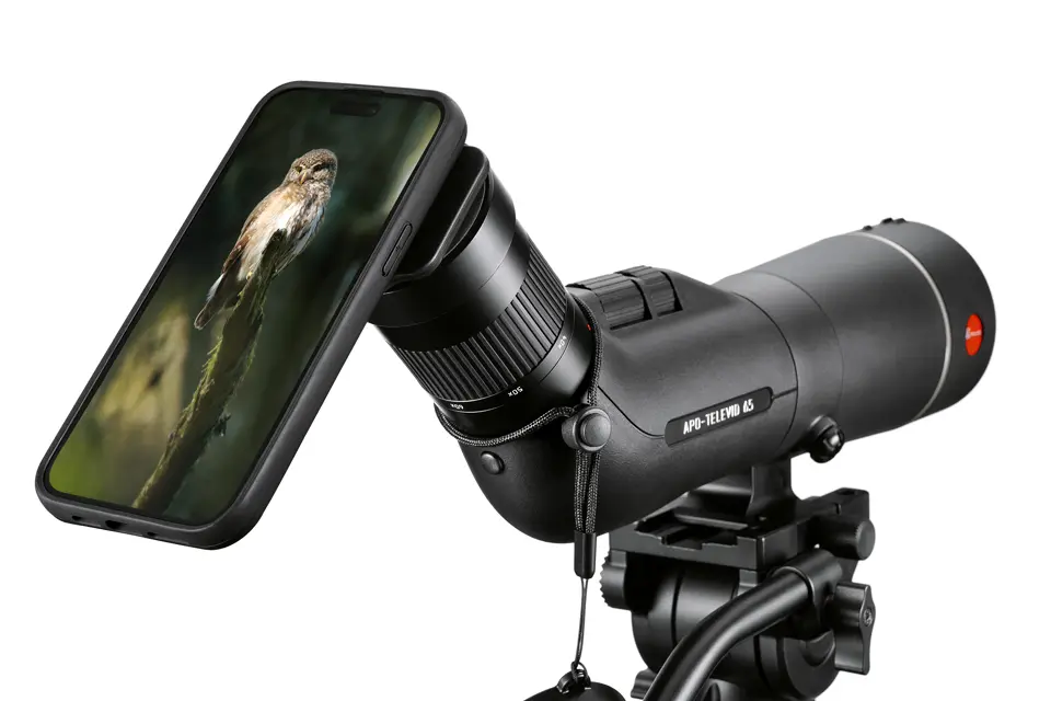 Leica Televid with Iphone
