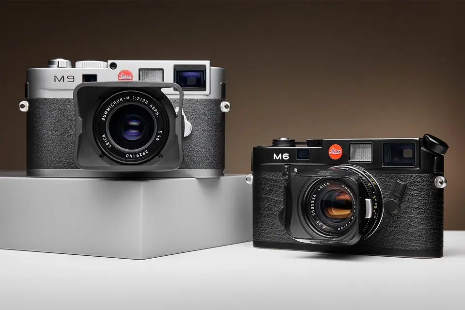 Leica M9 and Leica M6