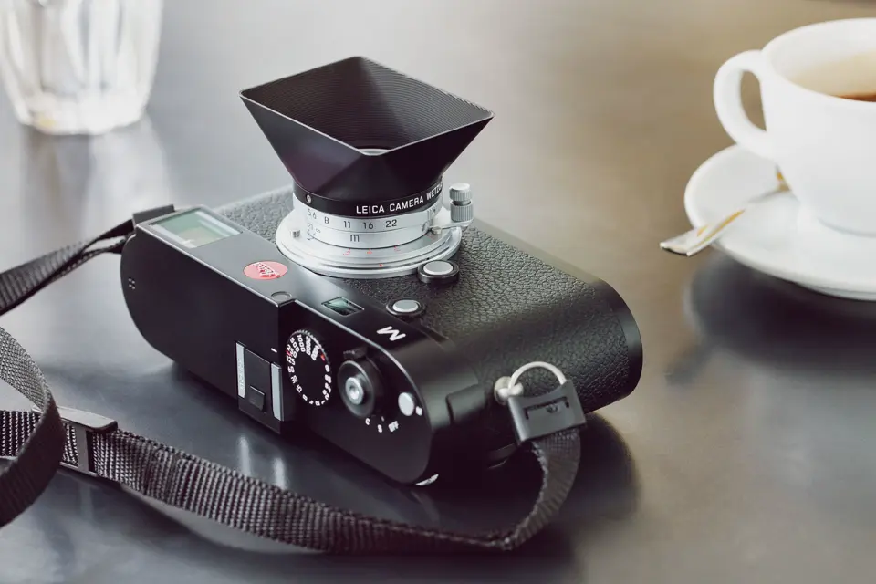Leica M with Summaron lense 