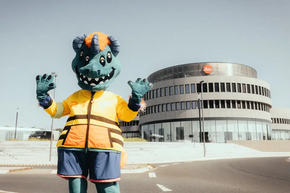 "Wetzi", the mascot of the Down Sports Festival.
