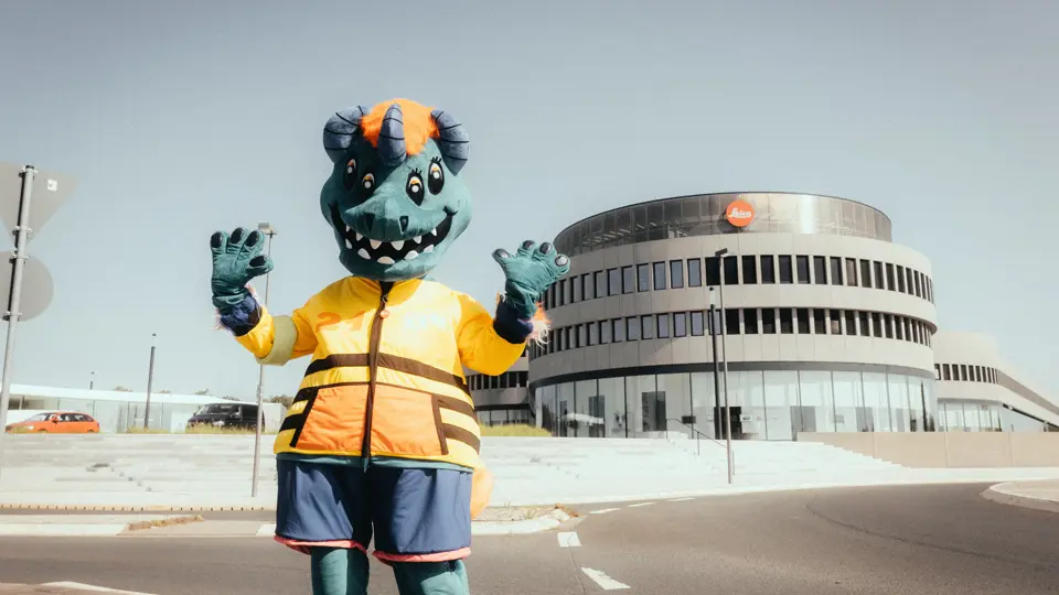 "Wetzi", the mascot of the Down Sports Festival.