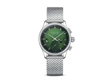 98289_Leica_ZM2_Urban_Green_Milanaise_Stainless_Steel_metal_bracelet_front_1920px.webp