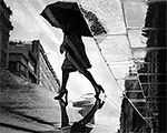 Women with umbrella