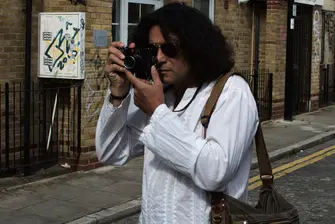 Portrait of Simon Wheatley and his Leica M6