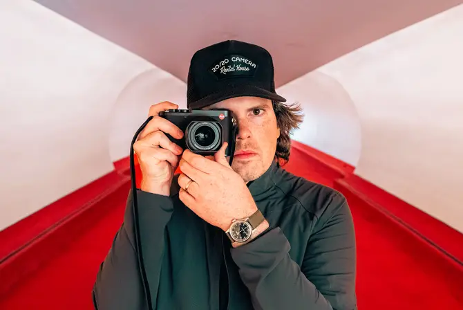 Brett Curry with the Leica Q3