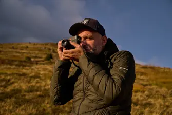 Roland capturing a moment under the sunlight