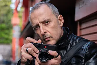 Eolo Perfido with his Leica M EV1