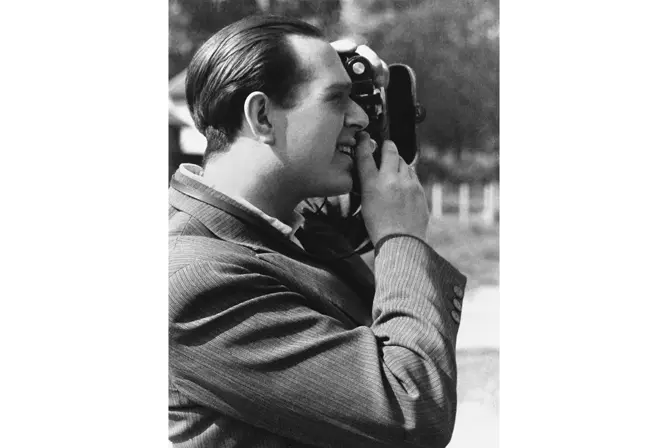 Fred Stein with Leica I