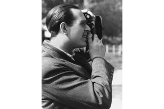 Fred Stein with Leica I