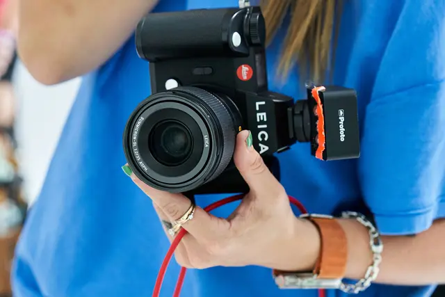 Leica SL3 in hands