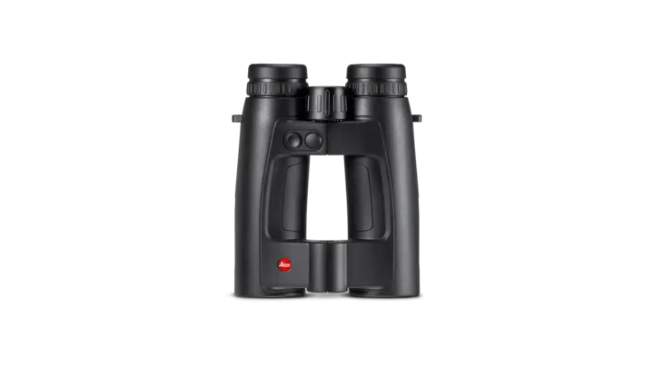The Leica Geovid Pro SE stands on a white background