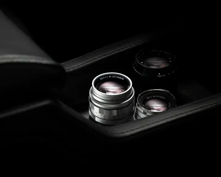 Classic M-Lenses in a camera bag 