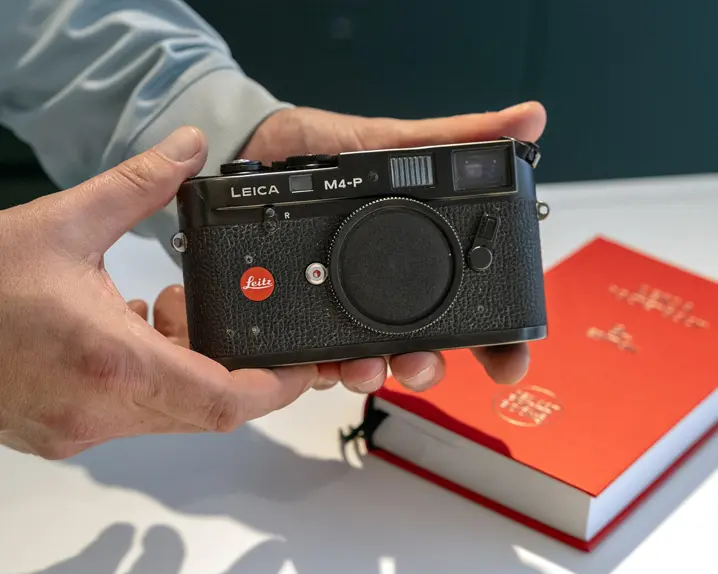 Close-Up of a Leica M6