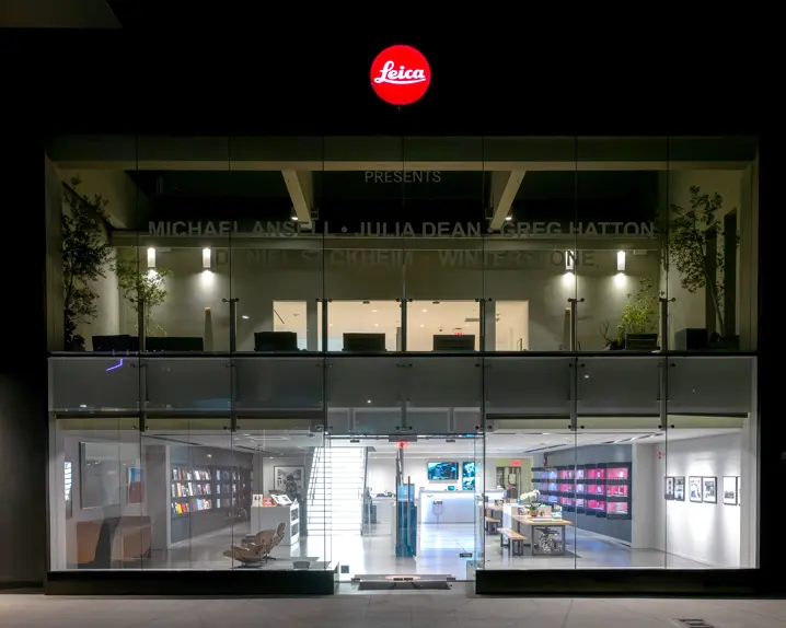 Leica Store Los Angeles by night