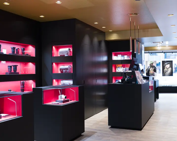 Leica Store Basel insideview