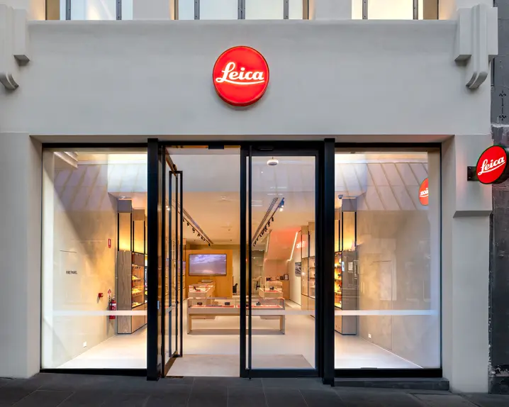 Leica Store Melbourne Collins Street outsideview