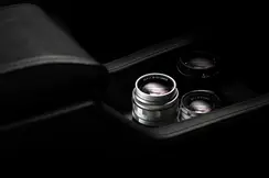 Classic M-Lenses in a camera bag 