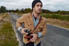 Man in Landscape with M11 in his right hand