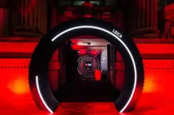 Entrance that looks like a Leica lens