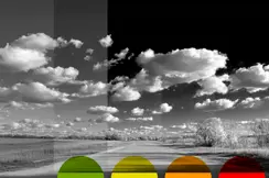 Example of all colour filters in one image