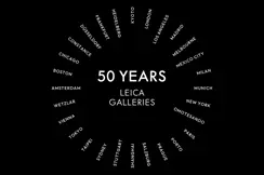 Logo 50 years leica galleries