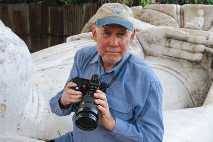 Steve Mc Curry with the Leica SL3