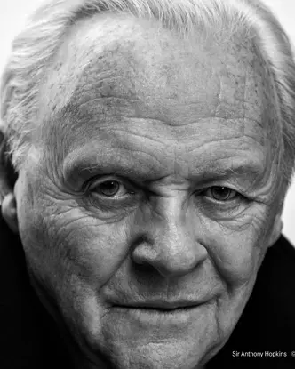 Portrait of Sir Anthony Hopkin.