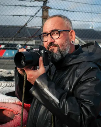 Callo Albanese with the Leica SL3-P at the Nürburgring during the 24-hour race