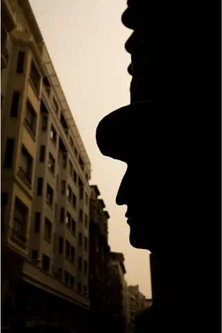 Joaquín Pastor - Edicios en el atardecer