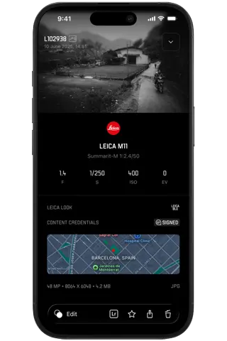 Mockup Leica FOTOS App