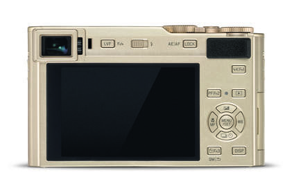 Leica C-Lux, light-gold, back