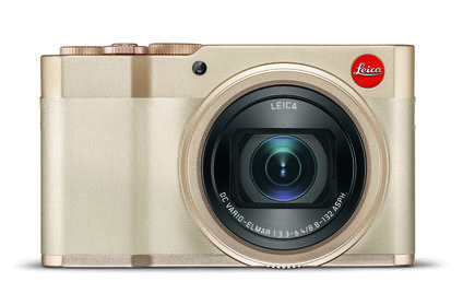 Leica C-Lux, light-gold, front